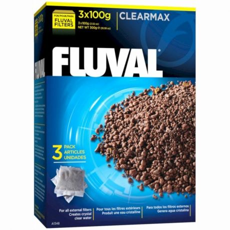 Fluval Fluval наполнитель Clearmax 3х100 г удалитель фосфатов, нитратов и нитритов (A1348)