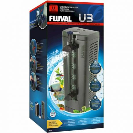 Fluval Fluval фильтр для аквариума внутренний U3 700 л/ч, аквариумы до 150 л (A475)
