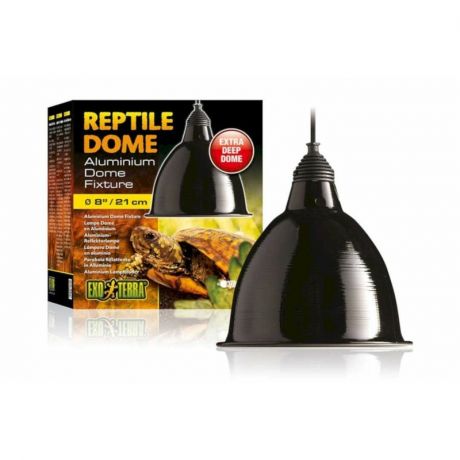 Exo Terra Exo Terra светильник Reptile Dome с отражателем для ламп до 160 Вт,21xH17 (PT2349)