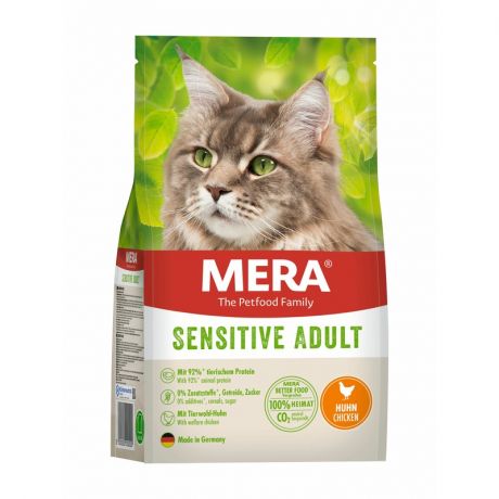 MERA Mera Cats Sensitive Chicken сухой корм для кошек с чувствительным пищеварением с курицей - 400 г