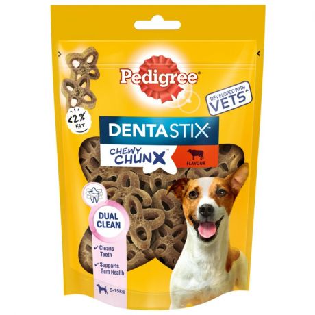 Pedigree Pedigree Denta Stix лакомство для собак мелких пород, для чистки зубов, в форме жевательных кусочков со вкусом говядины 68 г