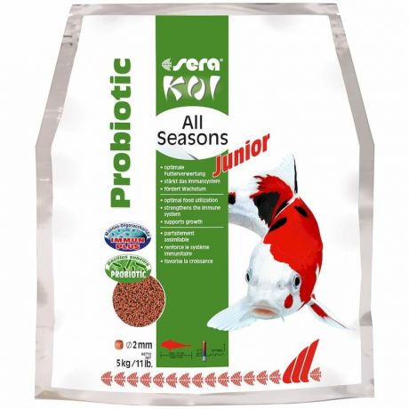 Sera Корм Sera Koi Junior All Seasons Probiotic для прудовых рыб - 5 кг