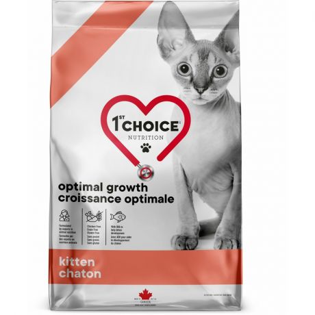 1st CHOICE Cухой корм 1st Choice GF Care для котят всех пород для оптимального роста с треской и лососем - 1,8 кг