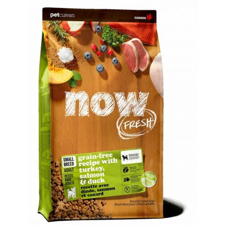 Now Natural Holistic Now Fresh Small Breed Adult Recipe Grain Free сухой корм для взрослых собак малых пород беззерновой с индейкой, уткой и овощами - 2,72 кг