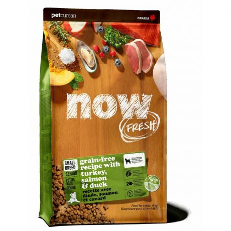 Now Natural Holistic Now Fresh Small Breed Senior Recipe Grain Free сухой корм для пожилых собак малых пород беззерновой с индейкой, уткой и овощами - 2,72 кг