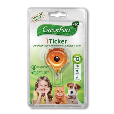 GreenFort Neo GreenFort iTicker отпугиватель клещей и блох для кошек и собак