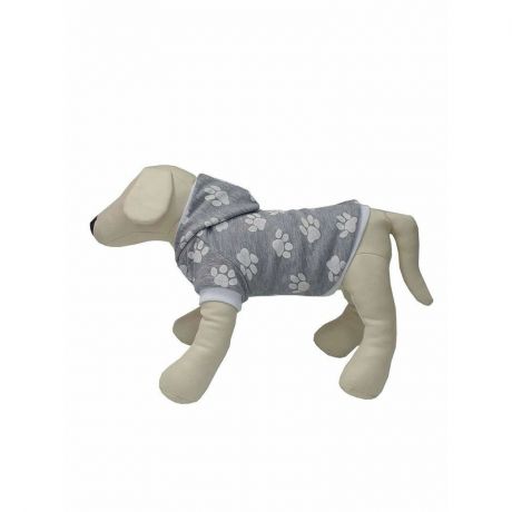 OSSO Fashion Футболка с капюшоном OSSO-fashion Лапки для собак любого возраста миниатюрных мелких и средних пород - р. 20