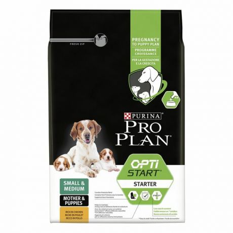 PRO PLAN Pro Plan Starter сухой корм для щенков мелких и средних пород, с высоким содержанием курицы - 3 кг