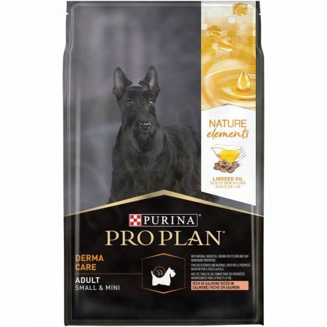 PRO PLAN Pro Plan Nature Elements сухой корм для взрослых собак мелких и миниатюрных пород, с высоким содержанием лосося - 2 кг
