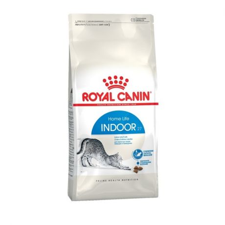 ROYAL CANIN Royal Canin Indoor 27 полнорационный сухой корм для взрослых кошек до 7 лет, живущих в помещении - 200 г