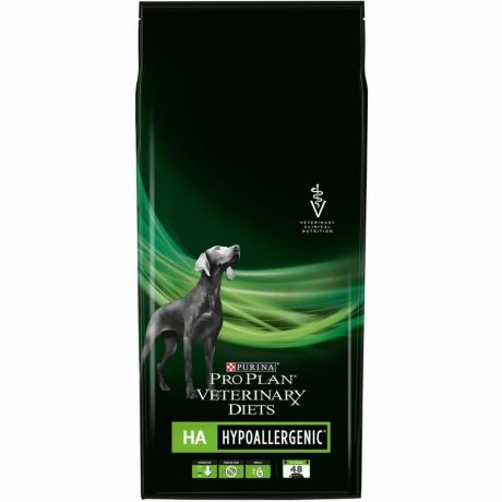 PRO PLAN Pro Plan Veterinary Diets HA Hypoallergenic полнорационный сухой корм для собак при пищевой аллергии - 11 кг
