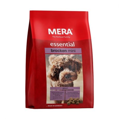 MERA Mera Essential Brocken Mini сухой корм для взрослых собак мелких пород с птицей - 1 кг