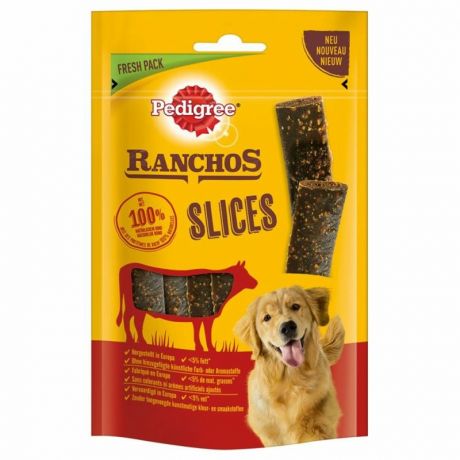 Pedigree Pedigree Ranchosлакомство для собак, мясные ломтики с говядиной - 60 г