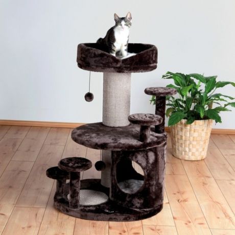 TRIXIE Trixie Домик для кошки Сеньор кот - Эмиль, 96 см, коричневый/бежевый