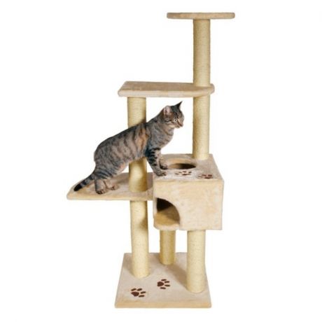 TRIXIE Trixie Домик для кошки Alicante, 142 см, плюш, бежевый