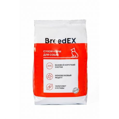 BreedEX BreedEX сухой корм для собак средних и крупных пород, с курицей и рисом - 2 кг