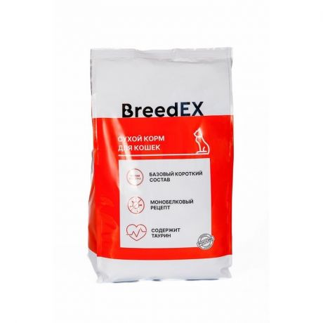BreedEX BreedEX сухой корм для кошек, с курицей и рисом - 2 кг