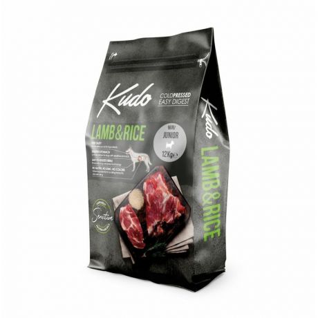 Kudo Kudo Lamb & Rice Mini Junior сухой корм для щенков мелких пород с чувствительным пищеварением, с ягненком и рисом