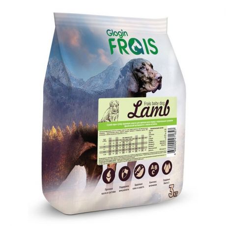 FRAIS Frais Signature сухой корм для щенков с нормальной активностью, с ягненком - 3 кг