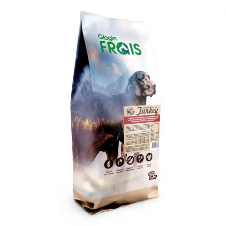 FRAIS Frais Signature сухой корм для собак крупных и гигантских пород с нормальной активностью, с индейкой - 15 кг