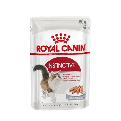 ROYAL CANIN Royal Canin Instinctive полнорационный влажный корм для взрослых кошек, паштет, в паучах - 85 г