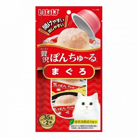 Inaba Inaba Pon Churu лакомство-суфле для взрослых кошек, с тунцом магуро - 35 г, 2 шт