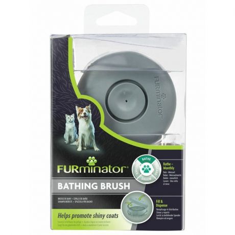 FURminator FURminator Bathing Brush щетка для купания для взрослых собак всех пород, кошек, грызунов и кроликов