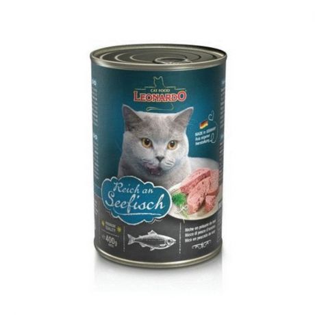 LEONARDO Консервированный корм Leonardo Quality Selection для кошек с морской рыбой - 400 г