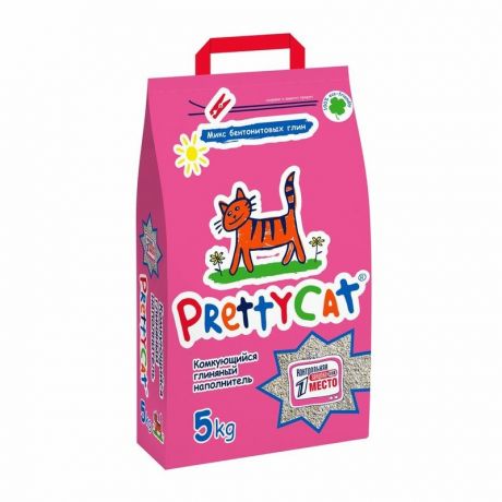 Pretty Cat PrettyCat Euro Mix наполнитель комкующийся для кошачьих туалетов - 5 кг