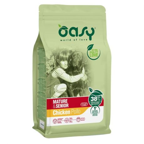 OASY Oasy Dry Mature and Senior Professional сухой корм для пожилых собак старше 6 лет с курицей