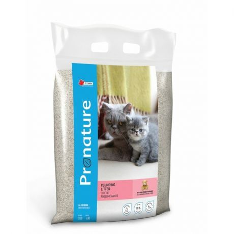Pronature Pronature наполнитель для кошек комкующийся с ароматом детской присыпки - 6 кг