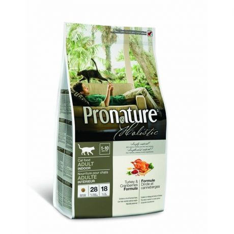 Pronature Pronature Holistic сухой корм для кошек, индейка с клюквой - 340 г