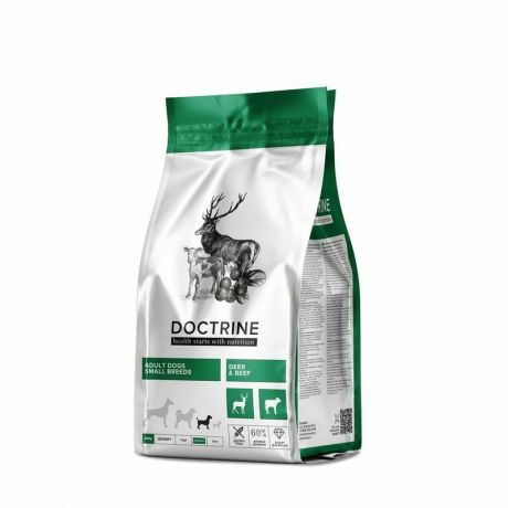 Doctrine Doctrine сухой корм для собак мелких пород с телятиной и олениной - 800 г