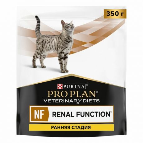 PRO PLAN Pro Plan Veterinary Diets NF Renal Function Early Care сухой корм для кошек диетический, для поддержания функции почек при хронической почечной недостаточности на ранней стадии, 350 г