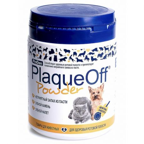 ProDen ProDen PlaqueOff кормовая добавка для профилактики зубного камня у собак и кошек, 180 г