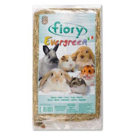 Fiory Fiory сено для грызунов Evergreen 1 кг (30 л)