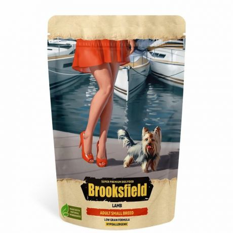 Brooksfield Brooksfield Adult Dog Small Breed полнорационный сухой корм для собак мелких пород, с ягненком и рисом - 700 г