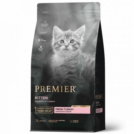 Premier Premier Cat Turkey Kitte сухой корм для котят с индейкой - 400 г