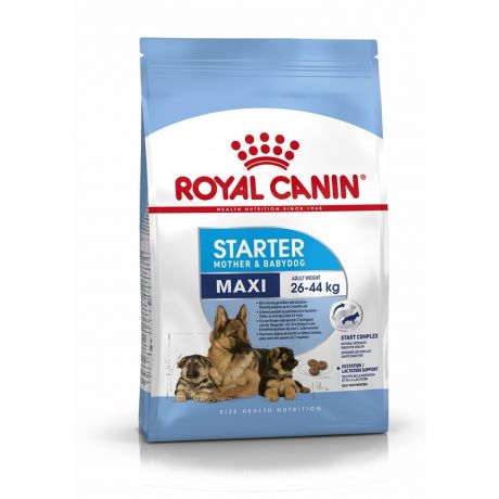 ROYAL CANIN Royal Canin Maxi Starter Mother & Babydog полнорационный сухой корм для щенков до 2 месяцев, беременных и кормящих собак крупных пород - 4 кг