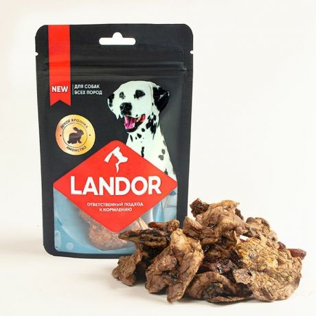 LANDOR Landor лакомство для взрослых собак всех пород, с легким кролика - 40 г