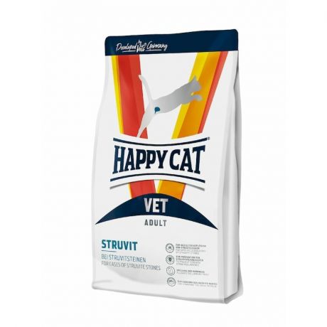 HAPPY CAT Happy Cat Vet Diet Struvit полнорационный сухой корм для кошек при МКБ для расстворения струвитных камней - 4 кг