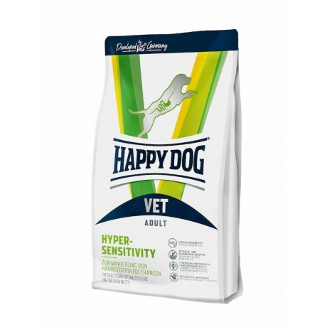 HAPPY DOG Happy Dog Vet Hypersensitivity полнорационный сухой корм для собак с пищевой аллергией, диетический