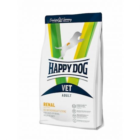 HAPPY DOG Happy Dog Vet Diet Renal полнорационный сухой корм для собак при заболеваниях почек, диетический