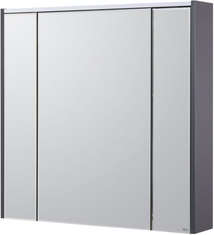 Зеркальный шкаф 80х78 см белый глянец/антрацит Roca Ronda ZRU9302970