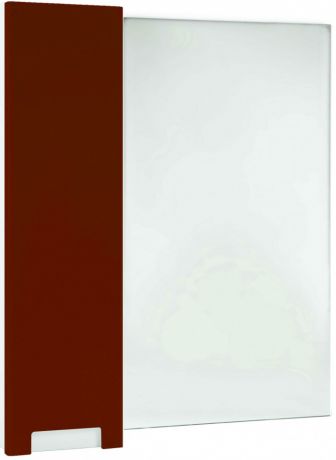 Зеркальный шкаф 88х80 см красный глянец/белый глянец L Bellezza Пегас 4610415002030