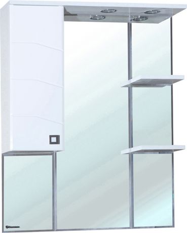 Зеркальный шкаф 72,5х100,1 см белый глянец L Bellezza Джулия 4611212002018
