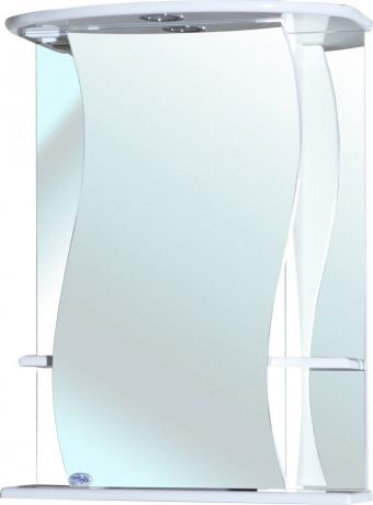 Зеркальный шкаф 55х72 см белый глянец R Bellezza Лиана 4612308001014
