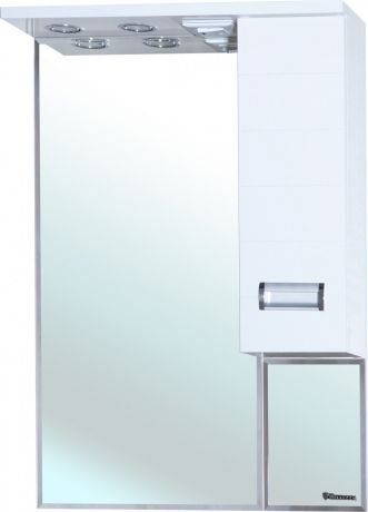 Зеркальный шкаф 68х101 см белый глянец R Bellezza Сиена 4613911001019
