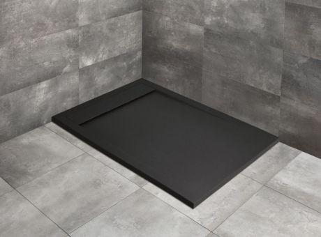 Поддон из литого мрамора 100x80 см Radaway Teos F Black HTF10080-54