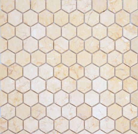 Мозаика Pietrine Hexagonal Botticino MAT hex 18x30x6